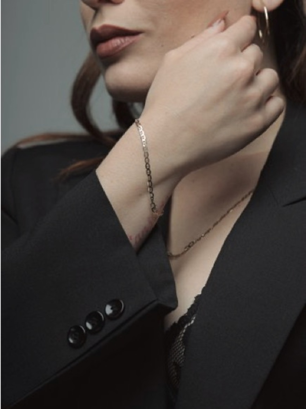 14k Mariner link gold bracelet